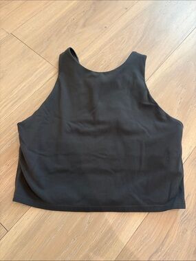 Athleta Dark Olive Green Women’s Cropped Tank Sports Bra